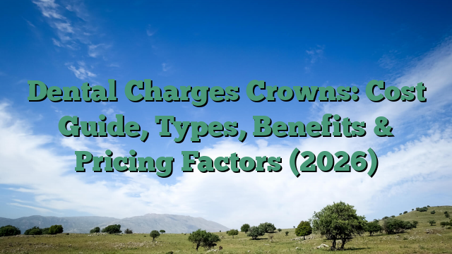 Dental Charges Crowns: Cost Guide, Types, Benefits & Pricing Factors (2026)